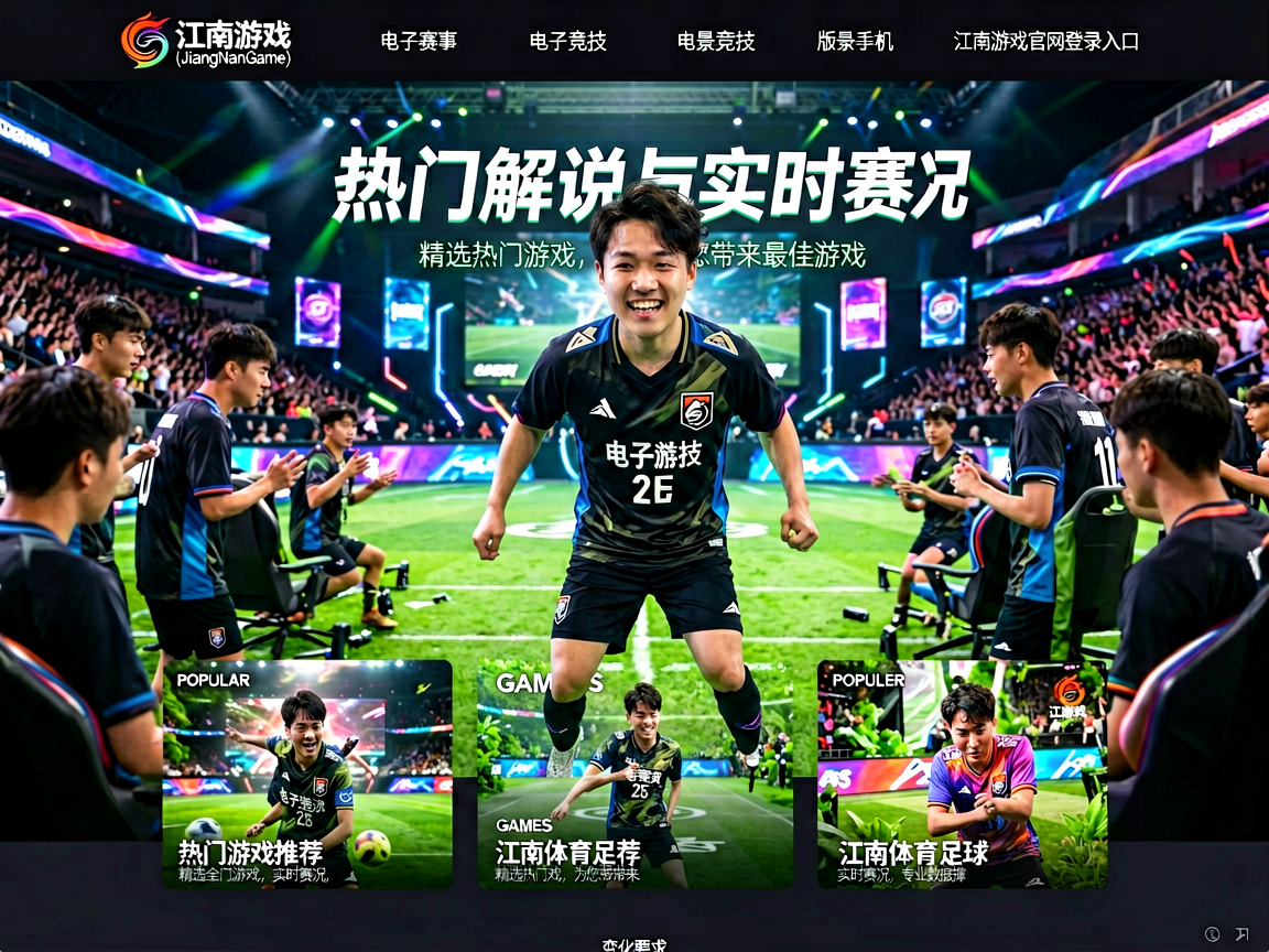 电子竞技游戏赛事页面